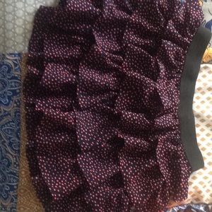 Polka Dot Forever 21 ruffled skirt